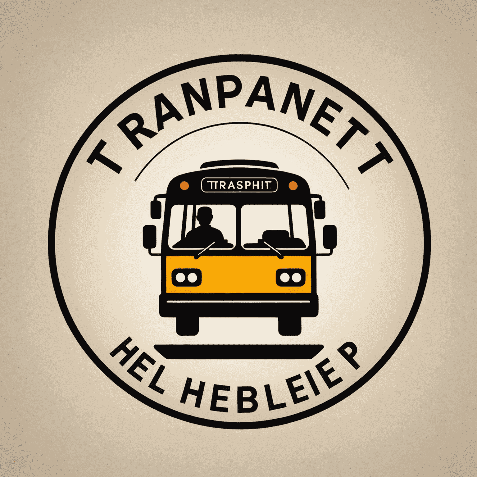 Transport Help Logo - A stylized bus or train icon with the text 'Transport Help' in a modern font